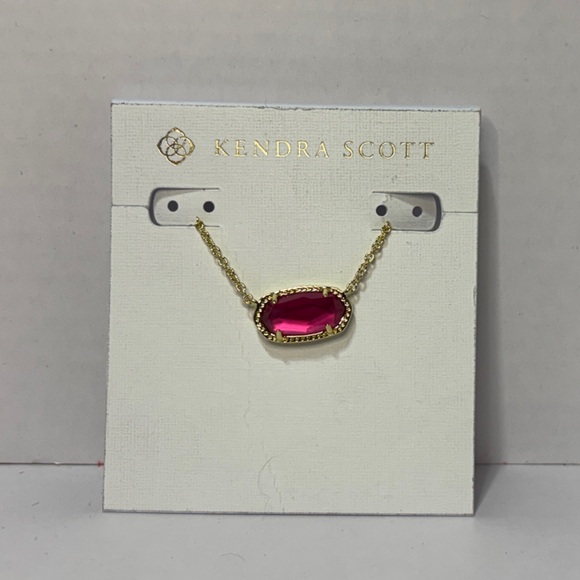 Kendra Scott Elisa Gold Pendant Necklace - Picture 4 of 5